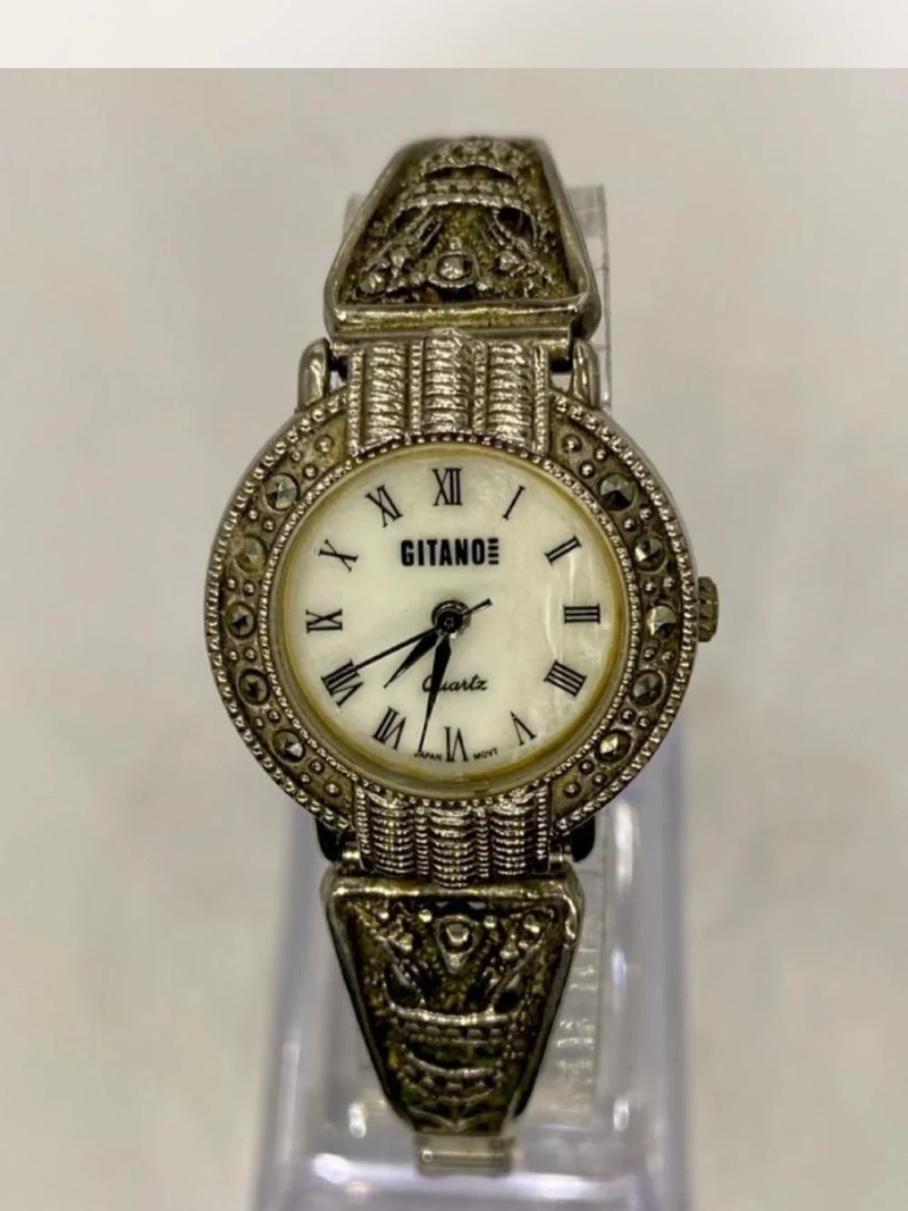 Gitano ^^^ Women's ***  Vintage “ Filigree  Quartz Watch - Iced silverwear ^^^
